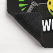 Funny Pickleball Makes Me Say Bad Words マウスパッド (コーナー)