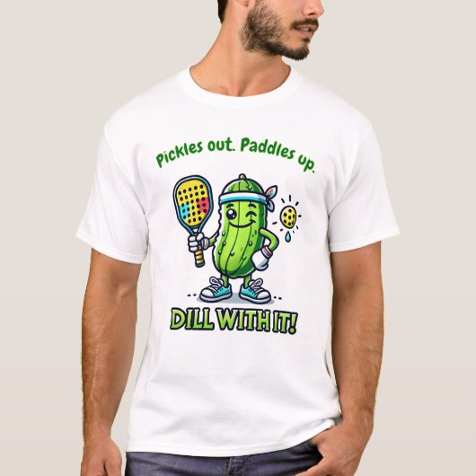 Funny Pickleball Mens Player Tshirts Tops Tシャツ (正面)