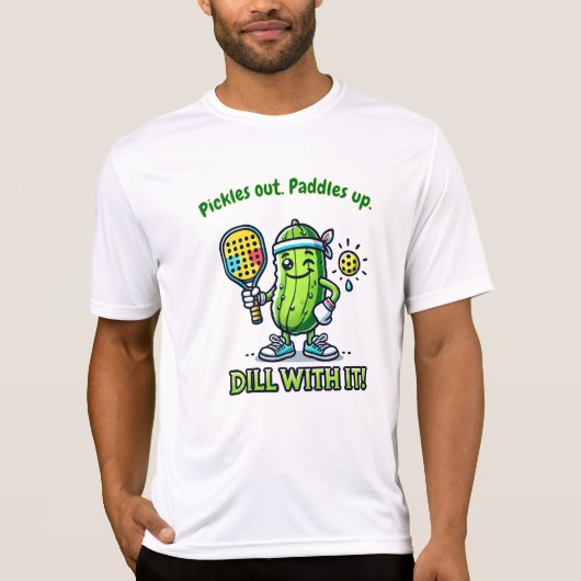 Funny Pickleball Mens Player Tshirts Tops Tシャツ (正面)