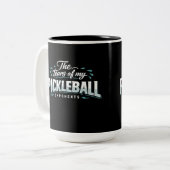 Funny Pickleball Mug – The Tears of My Opponents ツートーンマグカップ (正面左)