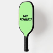 Funny Pickleball Paddle in Green ピックルボールラケット (左)