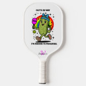 Funny Pickleball - Pickleball Humor ピックルボールラケット (裏面)