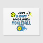 Funny Pickleball Player Just A Boy Who Loves Pickl (正面)