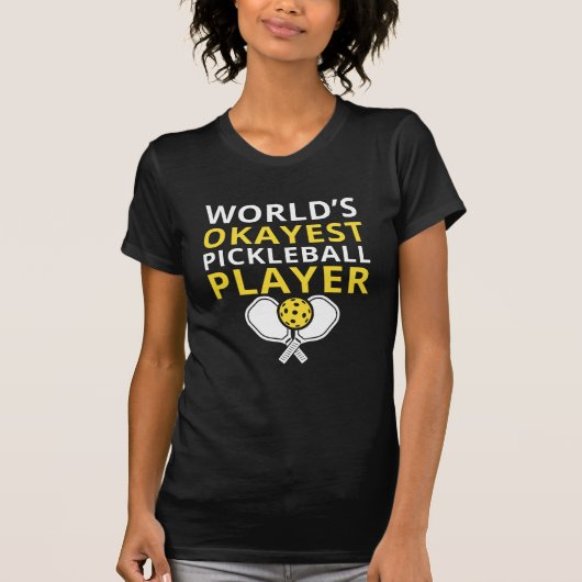 Funny Pickleball Player Paddle Tシャツ (正面)