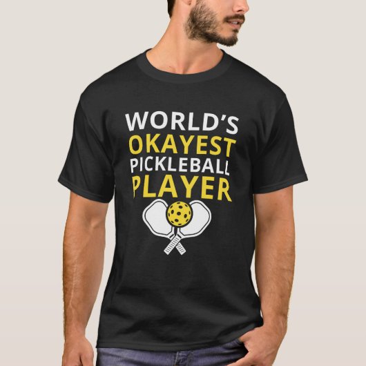 Funny Pickleball Player Paddle Tシャツ (正面)