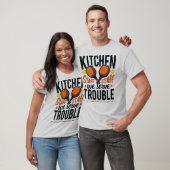Funny Pickleball T-Shirt Grey- "Kitchen Staff" Tシャツ (ユニセックス)