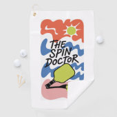Funny Pickleball The Spin Doctor Sports Towel ゴルフタオル (インサイチュ)