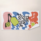 Funny Pickleball The Spin Doctor Sports Towel バスタオル (バスタオル)