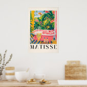 Funny Pig in Bathtub Art Print Matisse Style ポスター (キッチン)