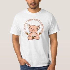 Funny Pig Meditation Practice Gift Tシャツ