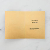 Funny Pigeon Birthday Bird Ramen Omelette Humor カード (内部)