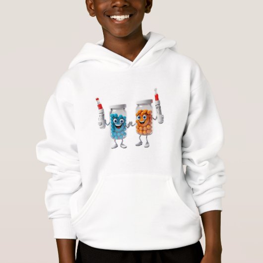 Funny Pill Bottle Hoodie (正面)