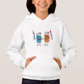 Funny Pill Bottle Hoodie for girls (正面)