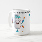 Funny Pill Bottle Mug コーヒーマグカップ (正面左)