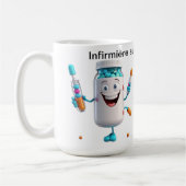 Funny Pill Bottle Mug コーヒーマグカップ (左)