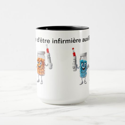 Funny Pill Bottle Mug マグカップ (中央)