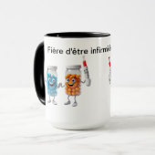 Funny Pill Bottle Mug マグカップ (正面左)