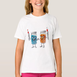 Funny Pill Bottle Tee for children Tシャツ
