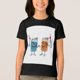 Funny Pill Bottle Tee girls トライブレンドTシャツ
