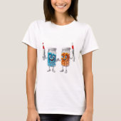 Funny Pill Bottle Tee Tシャツ (正面)