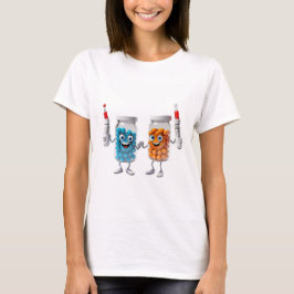 Funny Pill Bottle Tee Tシャツ