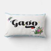 Funny Pillow 'Gago' Filipino Boho Decor ランバークッション (正面)