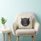 funny Pillow Ivory熱狂するな猫の女性 クッション (椅子)