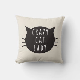 funny Pillow Ivory熱狂するな猫の女性 クッション
