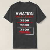 Funny Pilot Aviation cheat code  Tシャツ (デザイン正面)