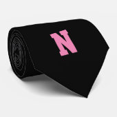 Funny Pimp Black Pink Novelty ネクタイ (ロール)
