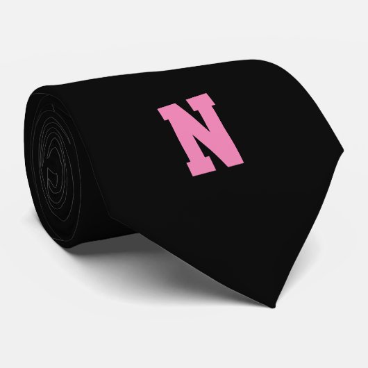 Funny Pimp Black Pink Novelty ネクタイ (ロール)