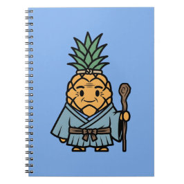 Funny Pineapple Sensei Master Samurai Illustration ノートブック