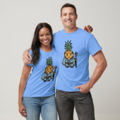 Funny Pineapple Sensei Master Samurai Illustration Tシャツ (ユニセックス)