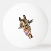 Funny Ping Pong Balls Playful Giraffe 卓球ボール (正面)