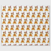 Funny Pirate Dog with Toy Sword ラッピングペーパー (フラット)