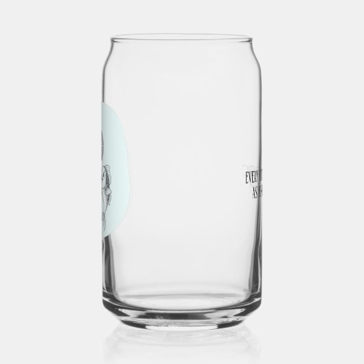 Funny Pisces Zodiac Disco Fish Drinkware Set ガラス缶 (左)