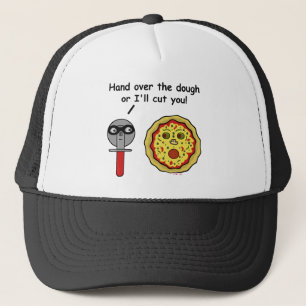 Funny Pizza Cutter Dough Pun キャップ