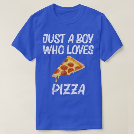 Funny Pizza Designs For Boys Kids Food Pun Pie Foo Tシャツ (デザイン正面)