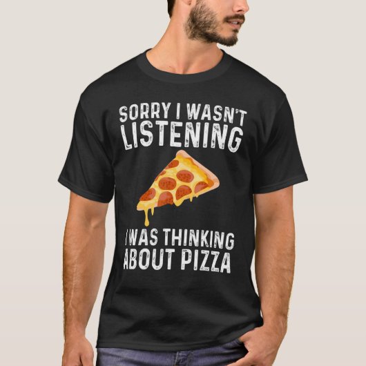 Funny Pizza Designs For Men Women Food Pun Pie Foo Tシャツ (正面)