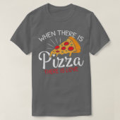 Funny Pizza Is Love Slice Of Heaven 851  Tシャツ (デザイン正面)