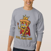 🔥 Funny Pizza King Sweatshirt スウェットシャツ (正面)