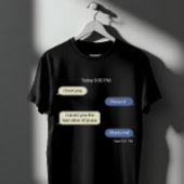 Funny Pizza Love Chat Design  Tシャツ