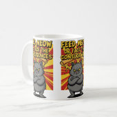 "Funny Pizza Mug – Slice of Happiness for Pizza  コーヒーマグカップ (正面左)