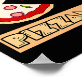Funny Pizza Pun  ポスター (角)