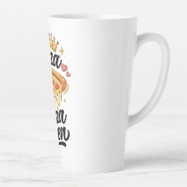 Funny Pizza Queen Cooking mug for Women Cute Gift カフェラテマグ