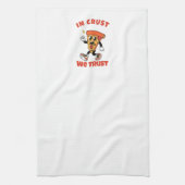 Funny Pizza Shirt – In Crust We Trust Graphic Tee キッチンタオル (縦)