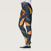 Funny pizza slice leggings レギンス (左)