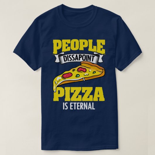 Funny Pizzatarian Humor For A Cheesy Food Pizza Sl Tシャツ (デザイン正面)