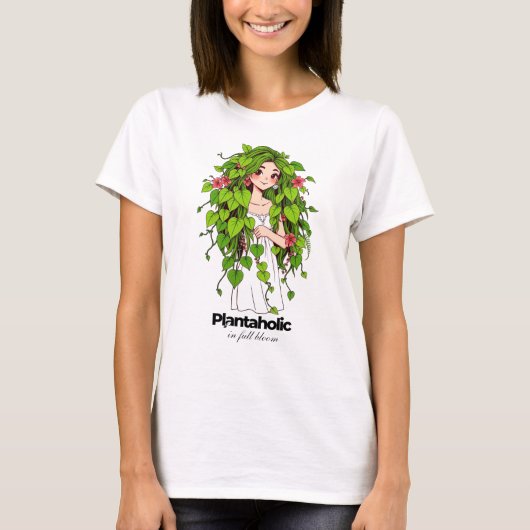 Funny Plant Lover Plantaholic Botanical humor Tシャツ (正面)