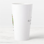 Funny Plant Lover Plantaholic Personalized humor カフェラテマグ (正面)